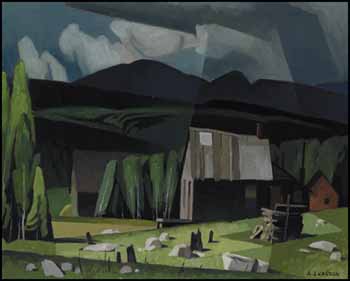 Settler's Cabin by Alfred Joseph (A.J.) Casson