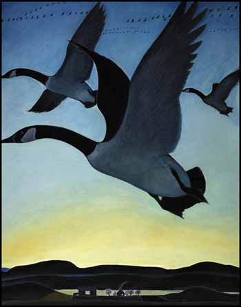 Canadian Geese by Thoreau MacDonald