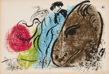 The Sorrel Horse par Marc Chagall