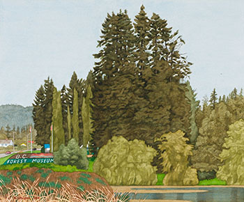 Near the Forest Museum, Duncan par Edward John (E.J.) Hughes