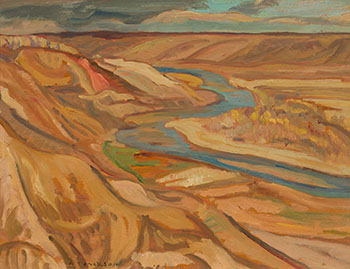 Old Man River, Alberta by Alexander Young (A.Y.) Jackson