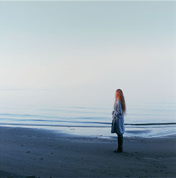 Woman on Beach by Karin Bubas