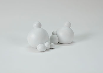 Snowballs (pair) by Holly Ward