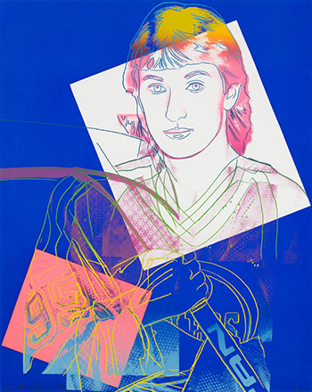 Wayne Gretzky #99 (F.&S. II.306) par Andy Warhol