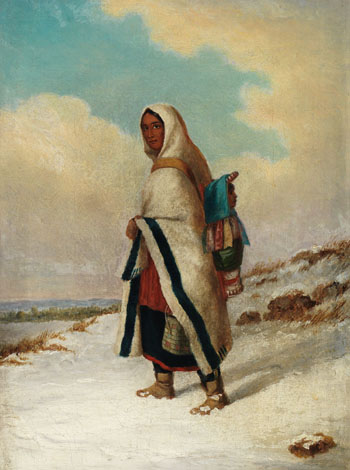 Caughnawaga Indian by Cornelius David Krieghoff