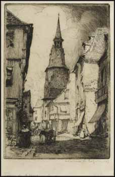 Tour de l'Horloge, Dinan by Clarence Alphonse Gagnon