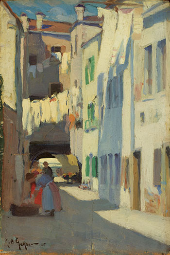 Street Scene by Clarence Alphonse Gagnon