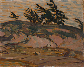 Georgian Bay / Autumn Lake (verso) by Alexander Young (A.Y.) Jackson