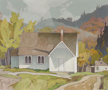 Little Church at Kilmar, Quebec by Alfred Joseph (A.J.) Casson