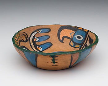 Klee Wyck Thunderbird Bowl (green edge) by Emily Carr