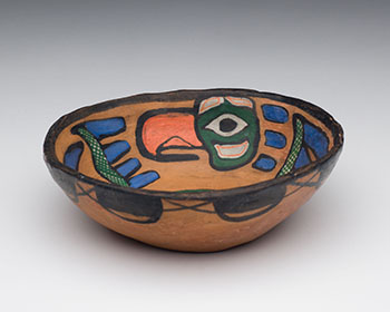 Klee Wyck Bowl (black edge) by Emily Carr