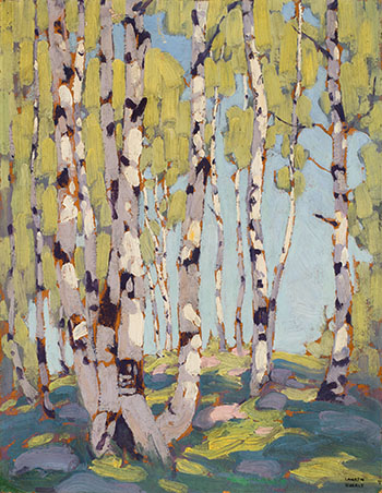 Birches by Lawren Stewart Harris