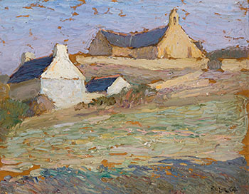 Près de la chapelle Porz-Guen, Bretagne by Marc-Aurèle de Foy Suzor-Coté