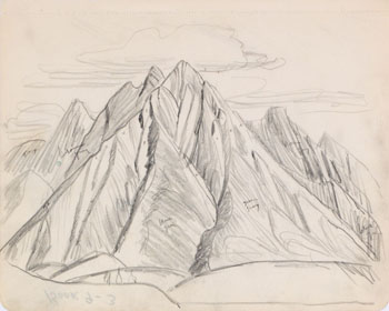 Mountain Study by Lawren Stewart Harris