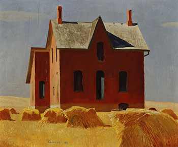 House in Wheat Field par Charles Fraser Comfort