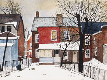 Back Yard on Dovercourt Road by John Kasyn