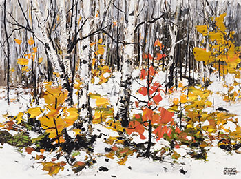 Birch, 2nd Snow par Murray McCheyne Stewart