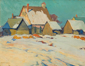 Winter Day, Kearney, Ontario by John William (J.W.) Beatty