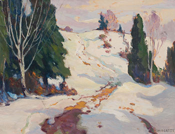 Winter Morning, Kearney, Ontario par John William (J.W.) Beatty