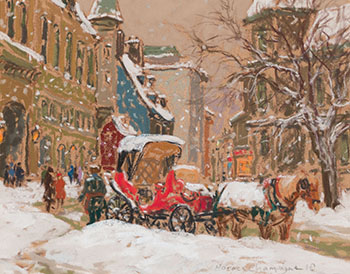 Un tour de calèche? by Horace Champagne