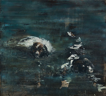 Dogs in Water by Antony (Tony) Scherman