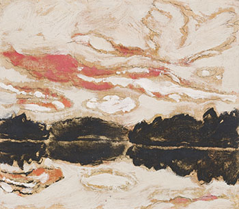 Channel Sunset, Six Mile Lake, Muskoka, Ontario par David Brown Milne