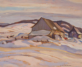 Farm at St. Simon, Rimouski by Alexander Young (A.Y.) Jackson