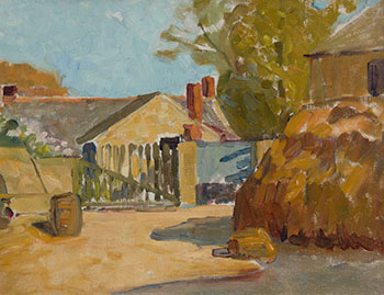 Farm Yard in Brittany par Helen Galloway McNicoll