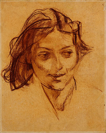 Portrait of Vera by Frederick Horsman Varley