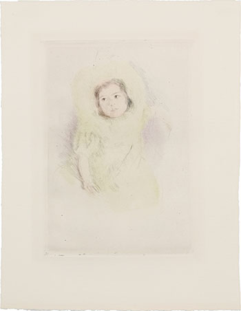 Margot Wearing a Bonnet (No. 1) by Mary Cassatt