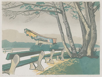 The Old Empress Figurehead at Stanley Park by Edward John (E.J.) Hughes