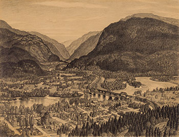 Eagle Pass at Revelstoke by Edward John (E.J.) Hughes