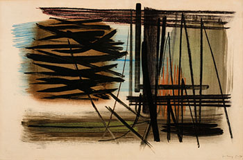 T1950-57 by Hans Hartung