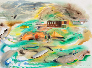 Pangnirtung Hotel & Tents par Doris Jean McCarthy