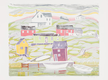 Baie Verte NFLD by Doris Jean McCarthy