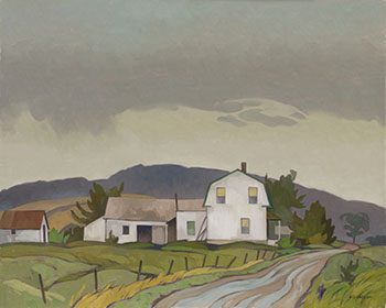 Grey Day, Quebec by Alfred Joseph (A.J.) Casson