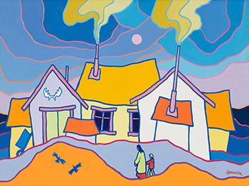 The Small Hamlet by Ted Harrison