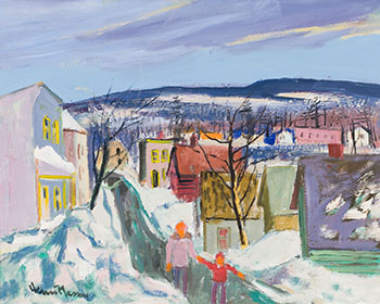 Street in Quebec par Henri Leopold Masson