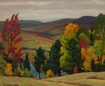 Autumn Hillside by Herbert Sidney Palmer