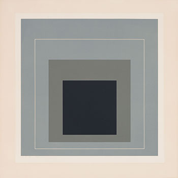 White Line Square IX par Josef Albers