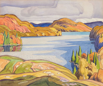 Soyers Lake, Haliburton par Alfred Joseph (A.J.) Casson