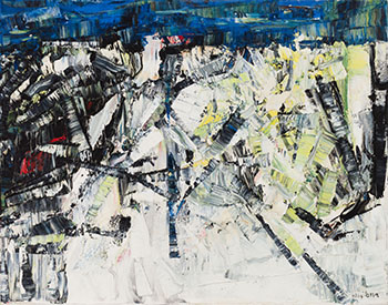 Les oies par Jean Paul Riopelle