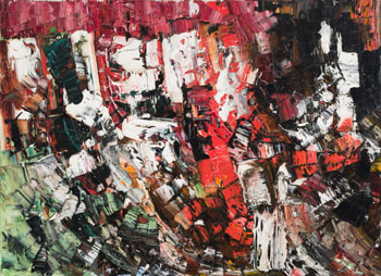 Le vol des crevettes by Jean Paul Riopelle