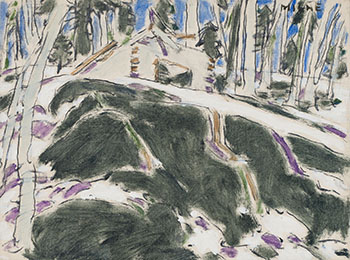 Cabin on the Rock par David Brown Milne