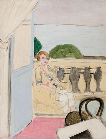 Femme assise sur un balcon par Henri Matisse