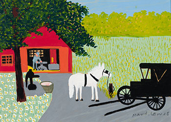 Blacksmith Shop par Maud Lewis