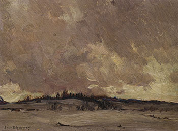 Stormy Landscape by John William (J.W.) Beatty