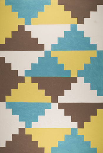 Untitled (Ziggurat Painting #1) by General Idea