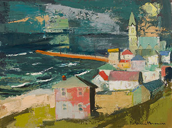 Seaside Village by Henri Leopold Masson