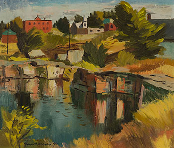 Flooded Quarry, Hull, Quebec by Henri Leopold Masson